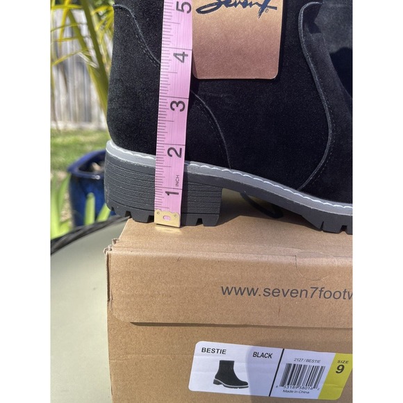 NEW!! SEVEN 7 FOOTWEAR Bestie Ankle Boot, Black, Size 9 - Picture 8 of 11